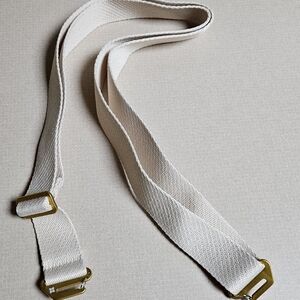 Elegant Cream and Gold Adjustable Strap